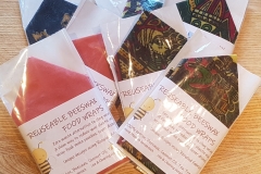 Single Beeswax Wraps between 25 - 30 cm