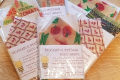 Single Beeswax Wraps around 30 cm