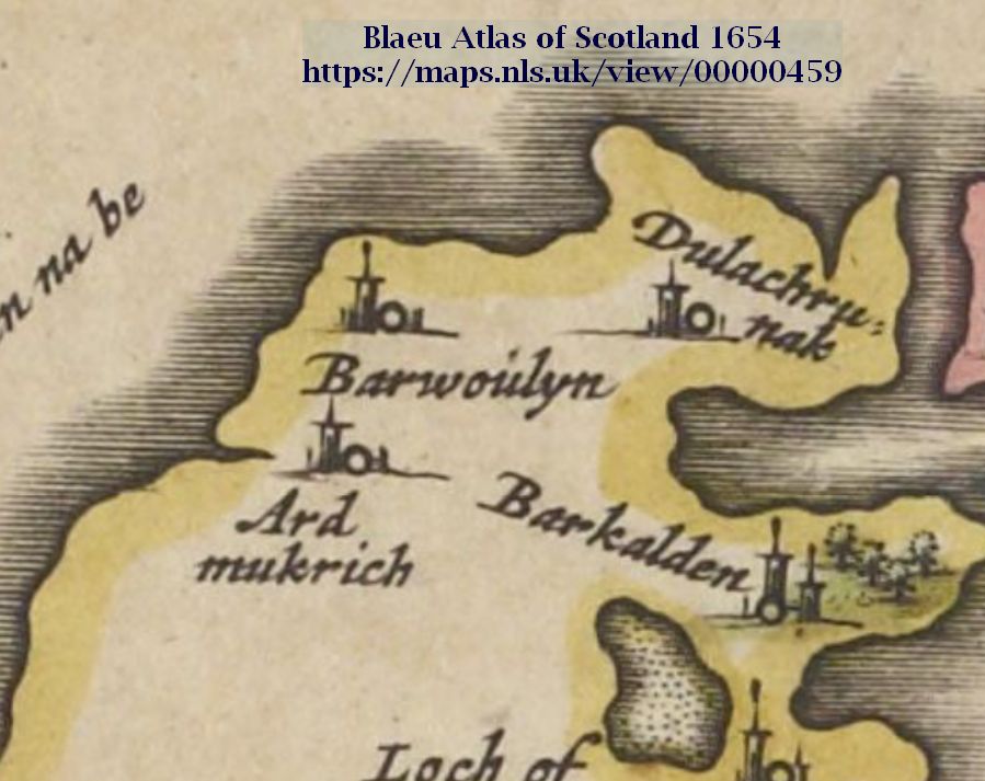 Blaeu Map 1650s