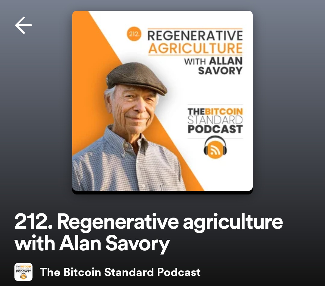 Regenerative agriculture podcast Alan Savory